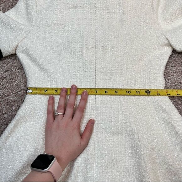 MABLE Tweed Mini Dress with Rhinestone Buttons - Picture 13 of 14